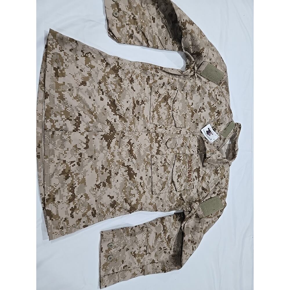 Issued NWU Type II Blouse MEDIUM-LONG (M-L) AOR1 USGI US Navy Shirt #9